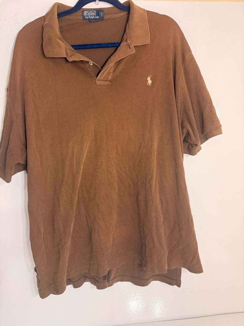 Polo by Ralph Lauren Brown Short Sleeve Polo Shirt XXL